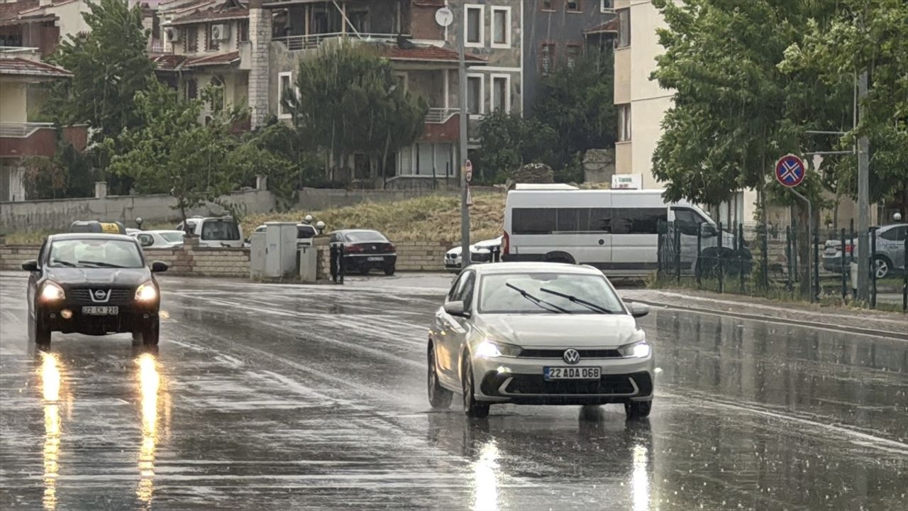 Edirne'de Sağanak Yağışın Etkileri