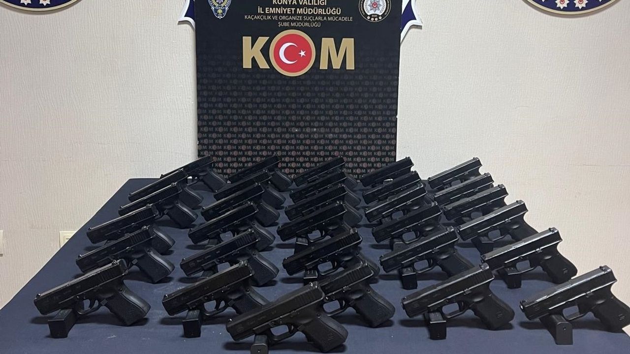 Konya'da Silah Kaçakçılığı Operasyonu: 5 Gözaltı