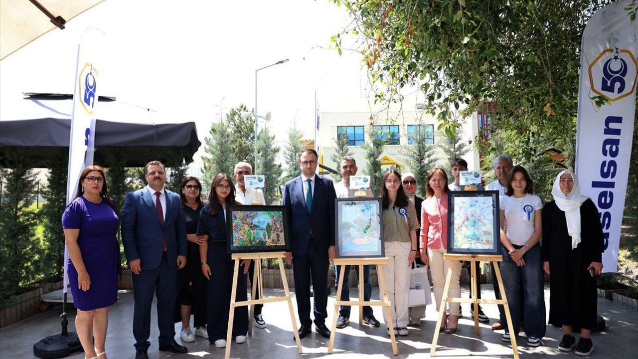 Lise Öğrencileri Çevre İçin Resim Yaptı, ASELSAN Ödül Dağıttı