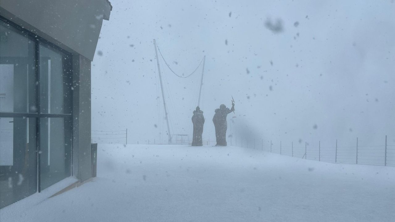 Tahtalı Dağı’nda Kar Manzarası