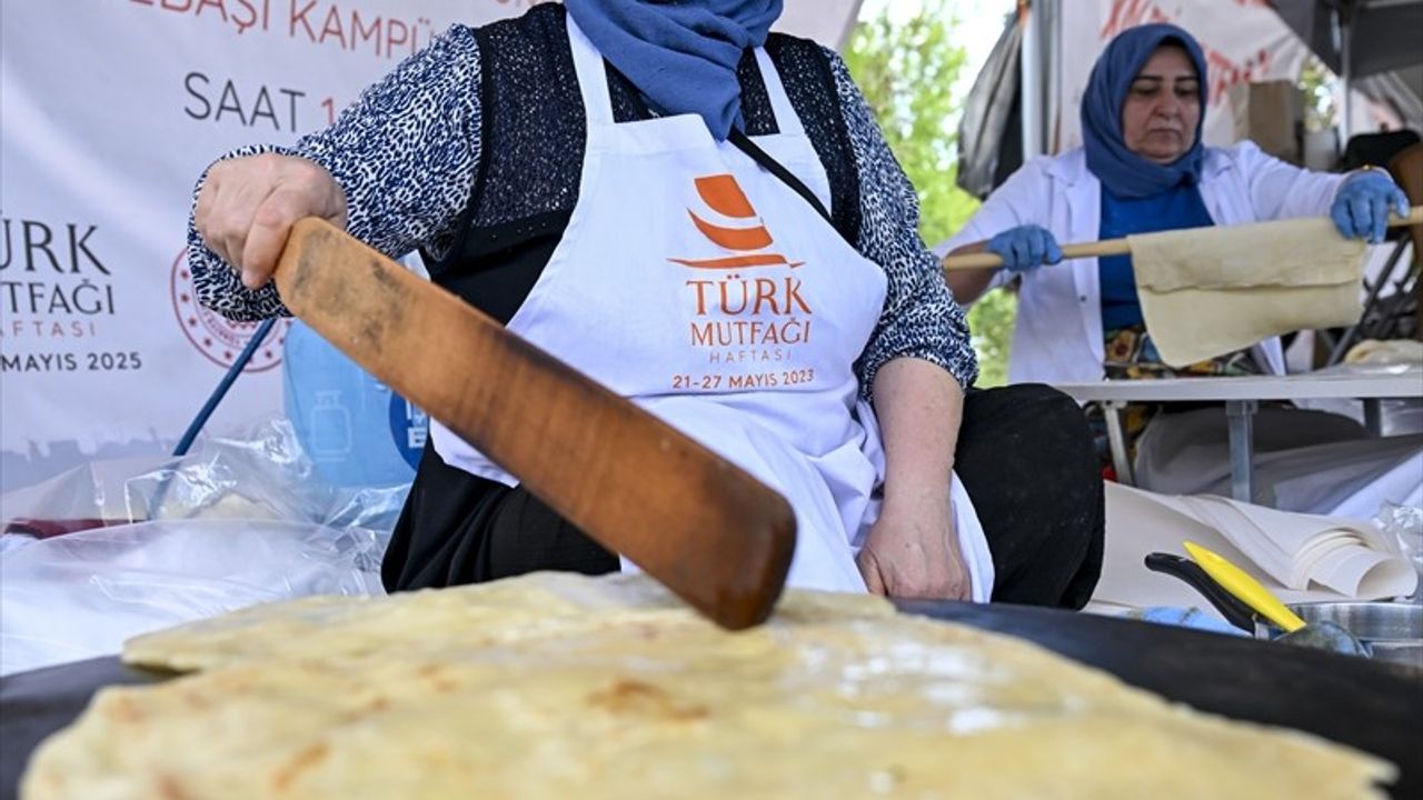 Türk Mutfağı Haftası'nda Lezzetler Tanıtıldı
