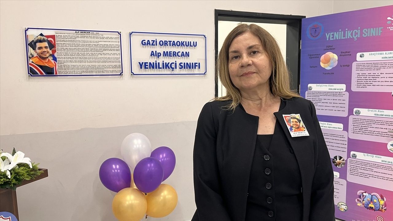 Çanakkale'deki Yenilikçi Sınıf, Yangında Hayatını Kaybeden Mühendis Alp Mercan'ın Adını Yaşatıyor