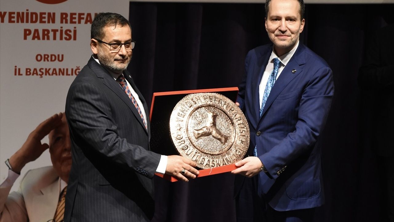 Fatih Erbakan, Ordu'da Yeniden Refah Partisi Kongresinde Konuştu