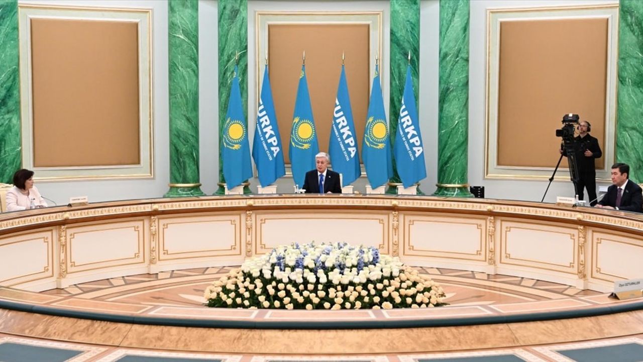 Kazakistan Cumhurbaşkanı Tokayev, TÜRKPA Üyesi Ülkelerin Meclis Başkanlarını Ağırladı