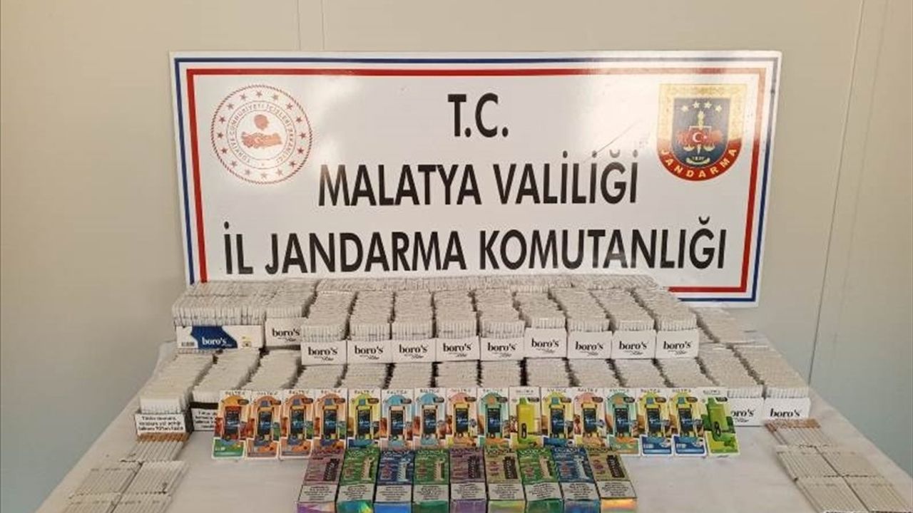 Malatya'da Kaçakçılık Operasyonu: 4 Gözaltı