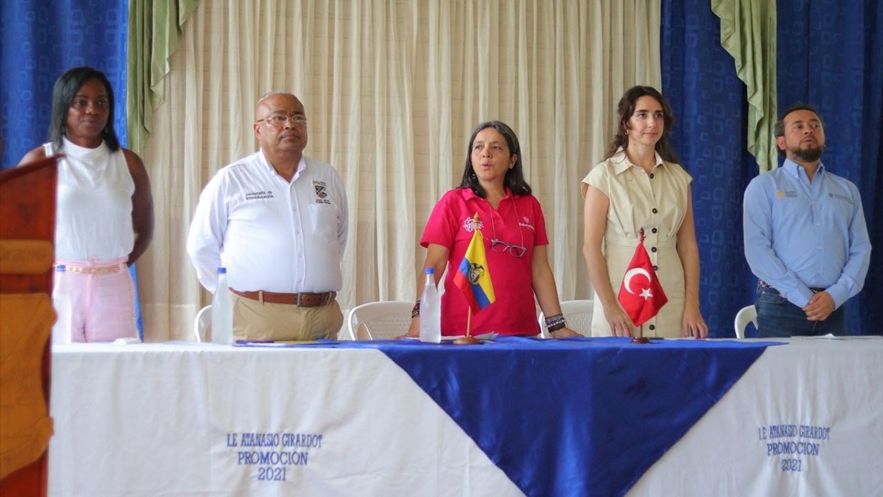 TİKA ile Kolombiya'da Eğitimde Yenilik: 550 Öğrenciye Modern İmkanlar