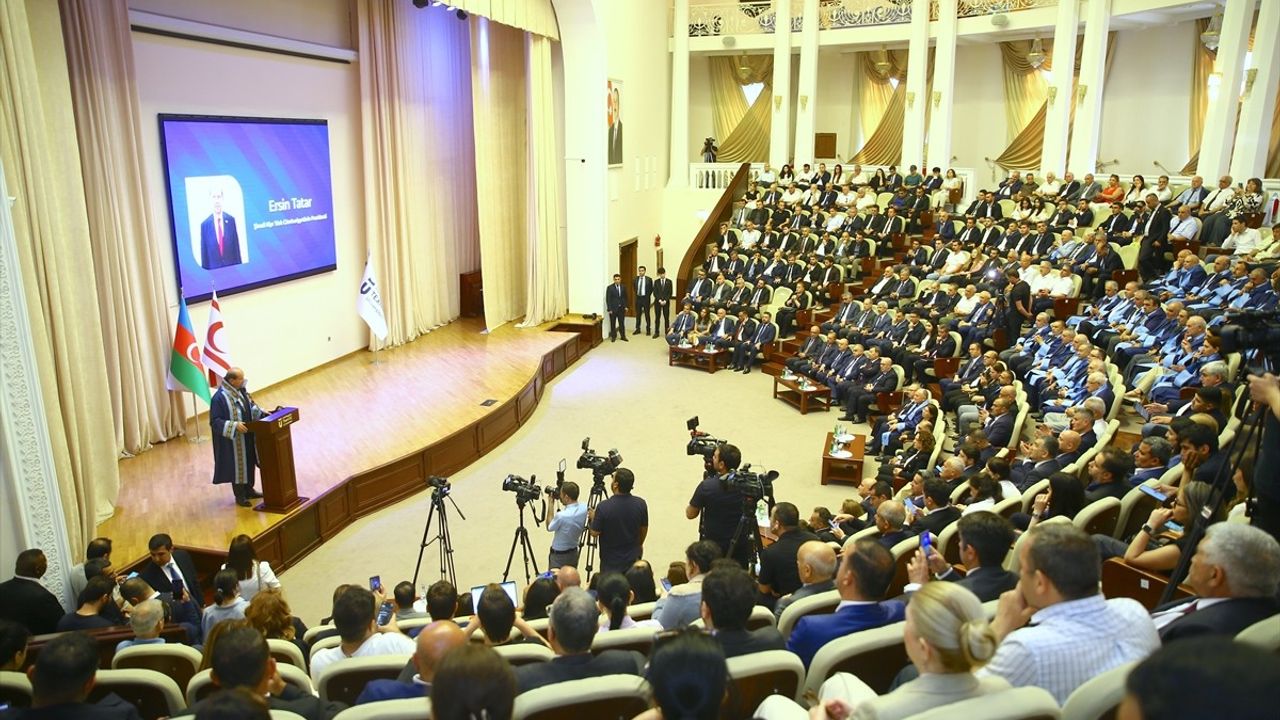 KKTC Cumhurbaşkanı Ersin Tatar'a Fahri Doktora Unvanı
