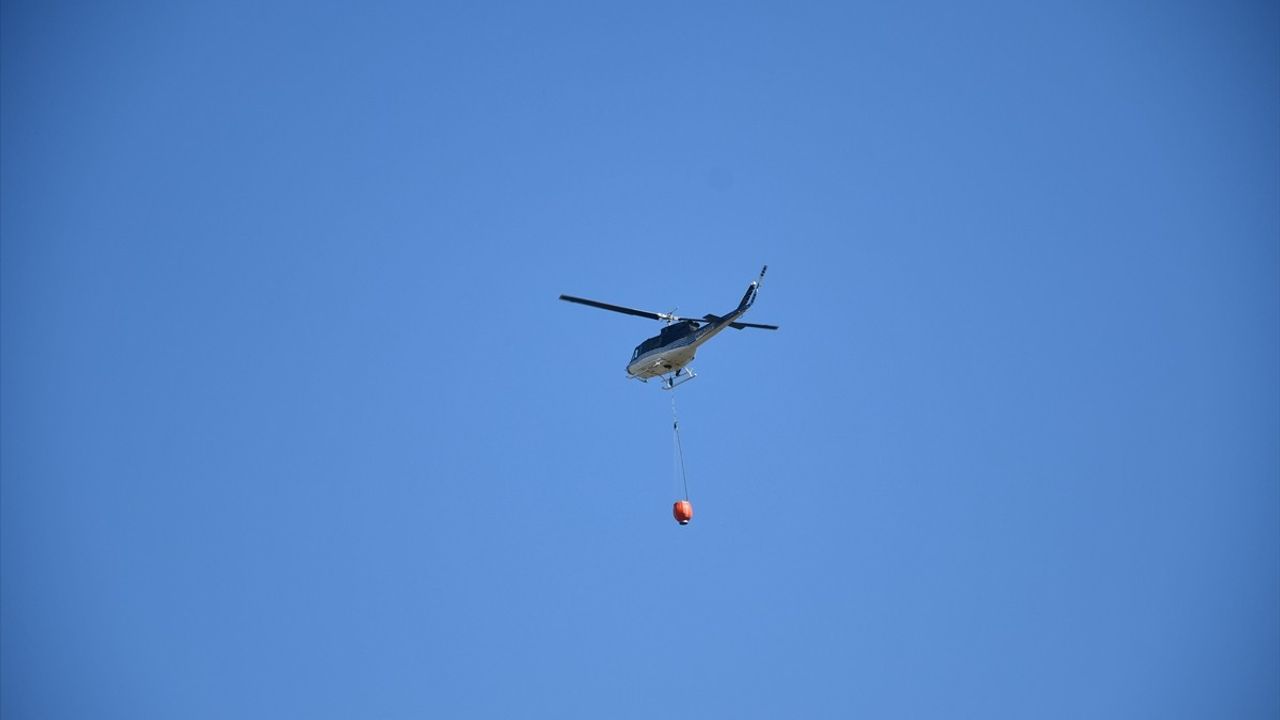 Kuzey Makedonya-Kosova Sınırındaki Yangın Söndürme Çalışmaları Devam Ediyor