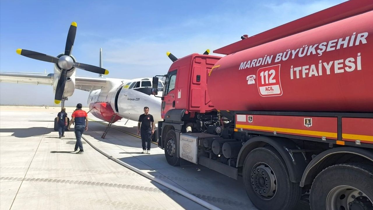 Mardin Büyükşehir Belediyesi Hatay'daki Orman Yangınlarına Destek Gönderdi