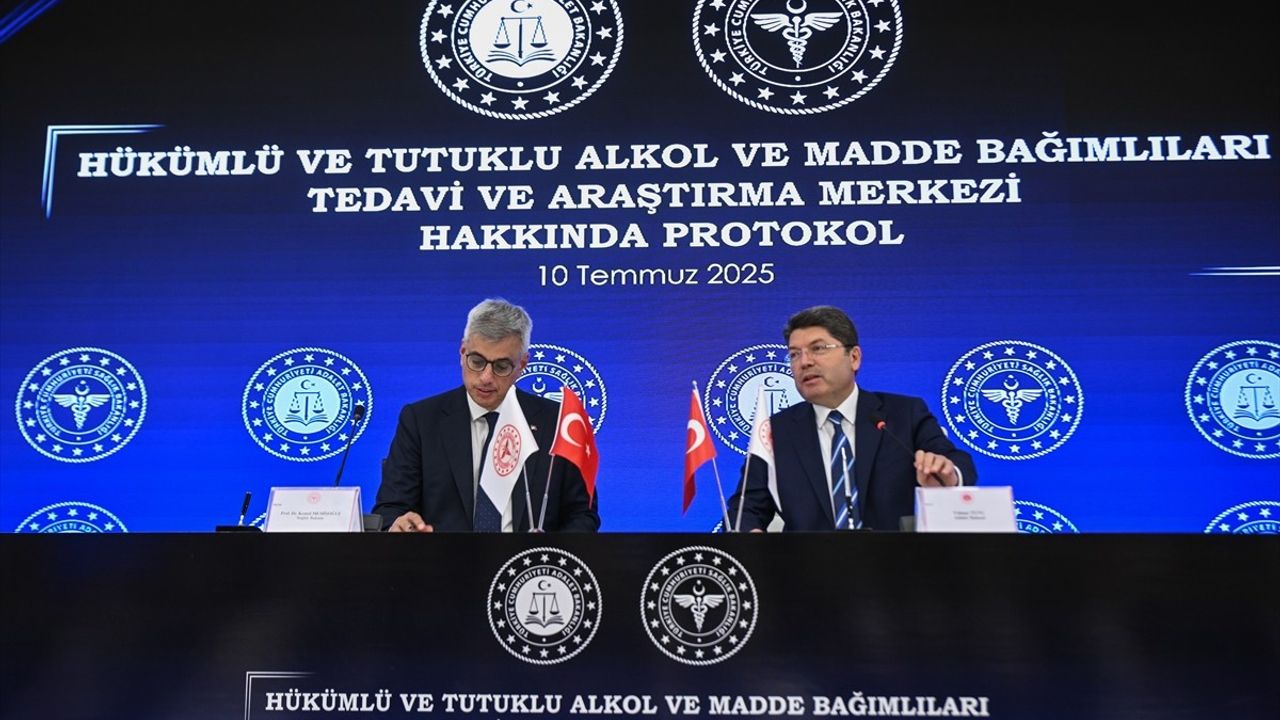 Sağlık ve Adalet Bakanlığı İş Birliği ile Bağımlılar İçin Tedavi Merkezleri Kuruluyor