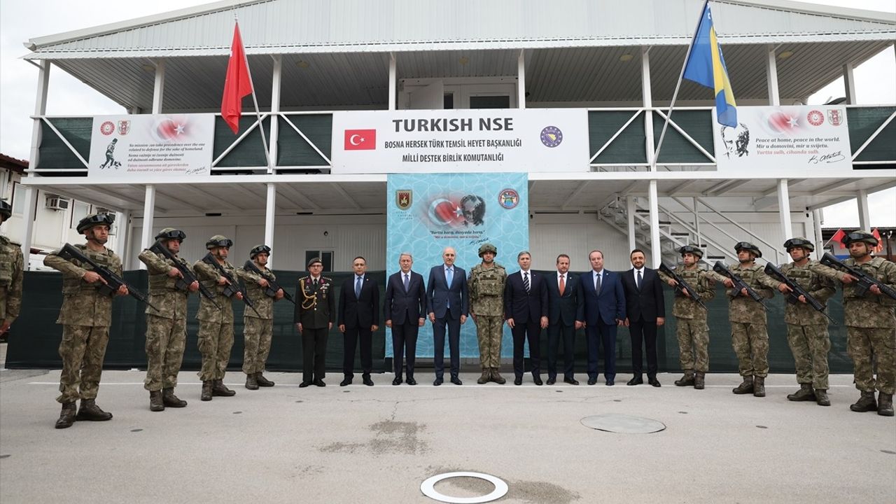 TBMM Başkanı Kurtulmuş Bosna Hersek'te EUFOR Türk Temsil Heyeti'ni Ziyaret Etti