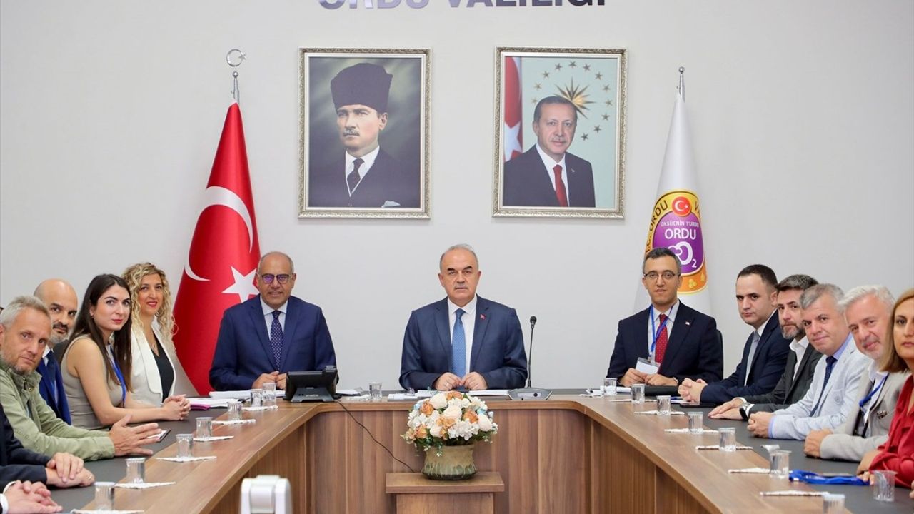 Ordu'da ILO Heyeti Vali Erol'u Ziyaret Etti