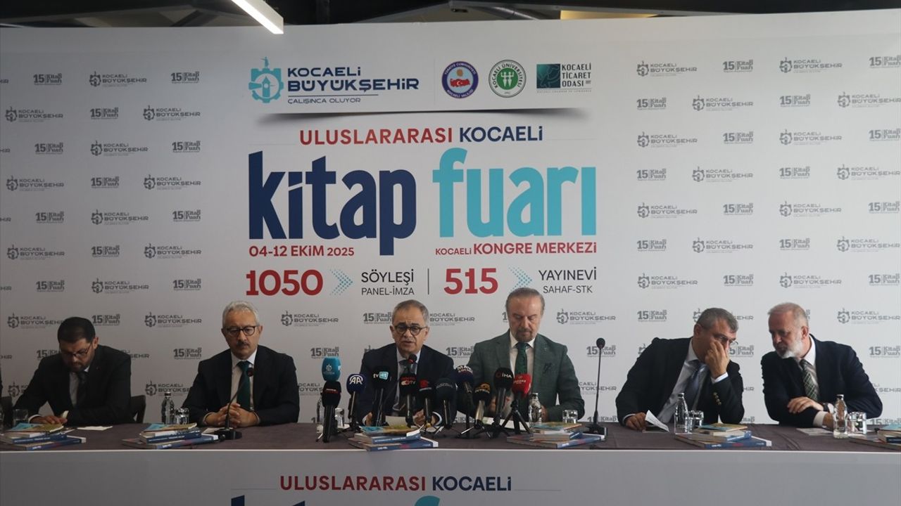 15. Kocaeli Kitap Fuarı 4 Ekim'de Başlıyor!