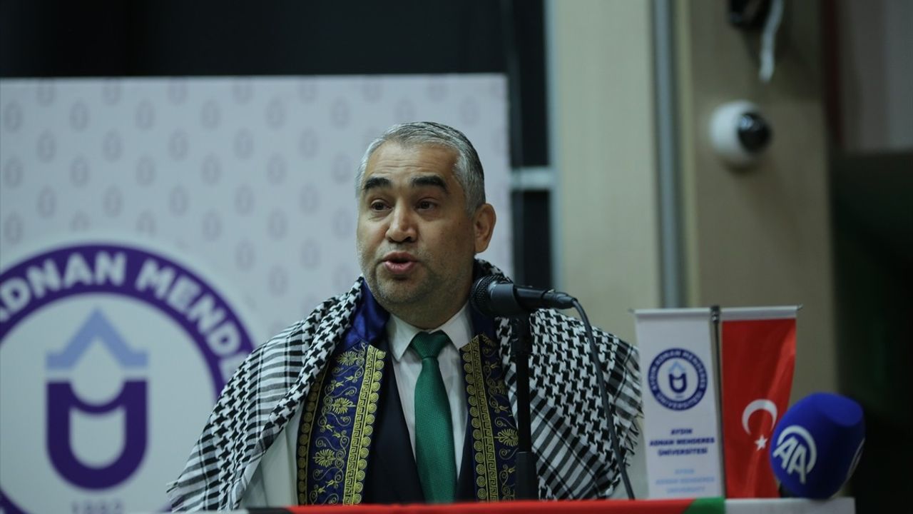 Aydın Adnan Menderes Üniversitesi'nde İlk Ders Filistin Üzerine Oldu
