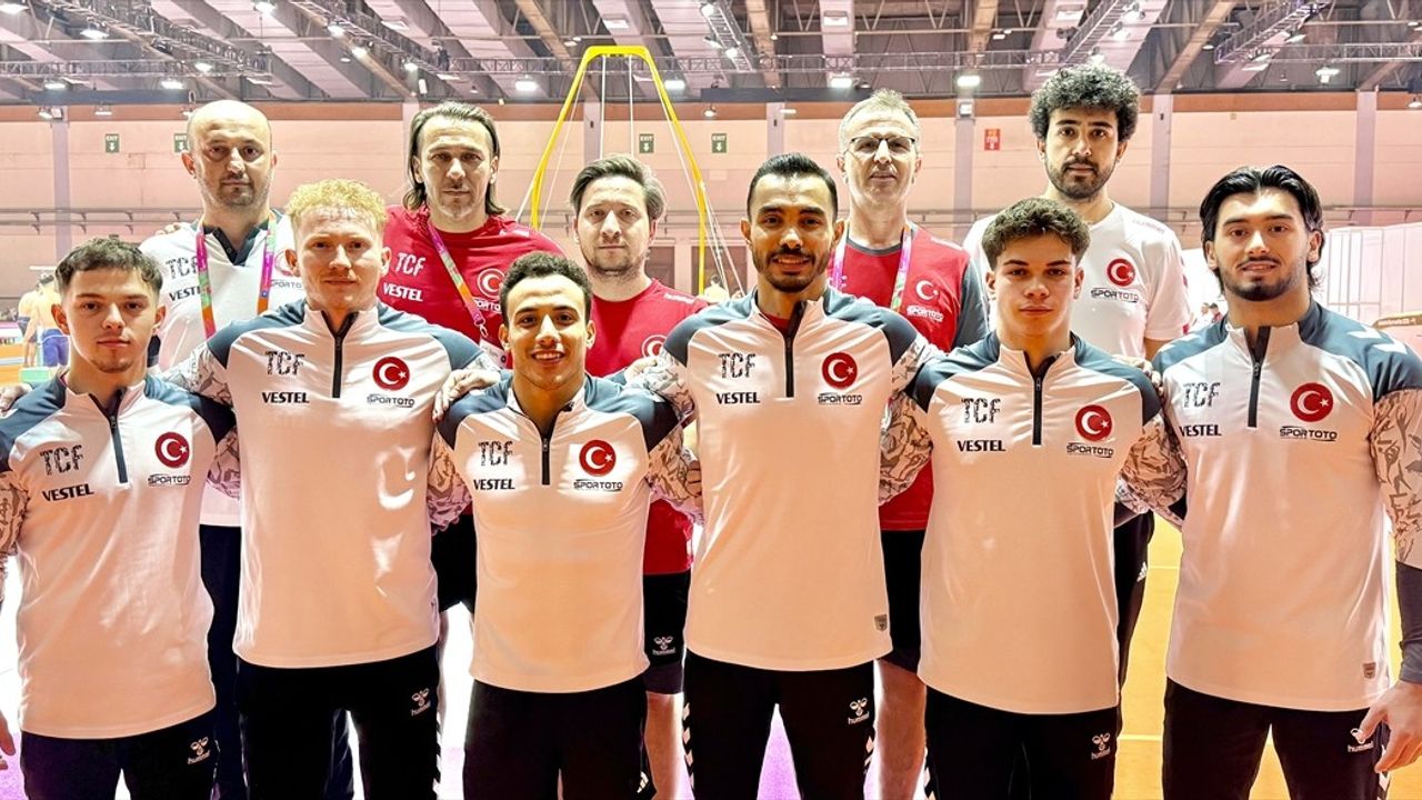 Artistik Cimnastik Takımından Dünya Şampiyonası Öncesi İlk Antrenman