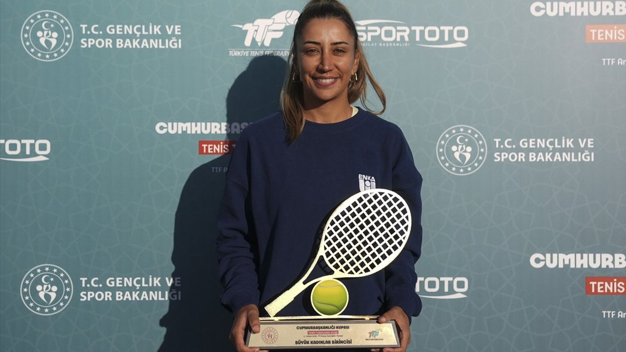 Cumhurbaşkanlığı Kupası Tenis Turnuvası sona erdi