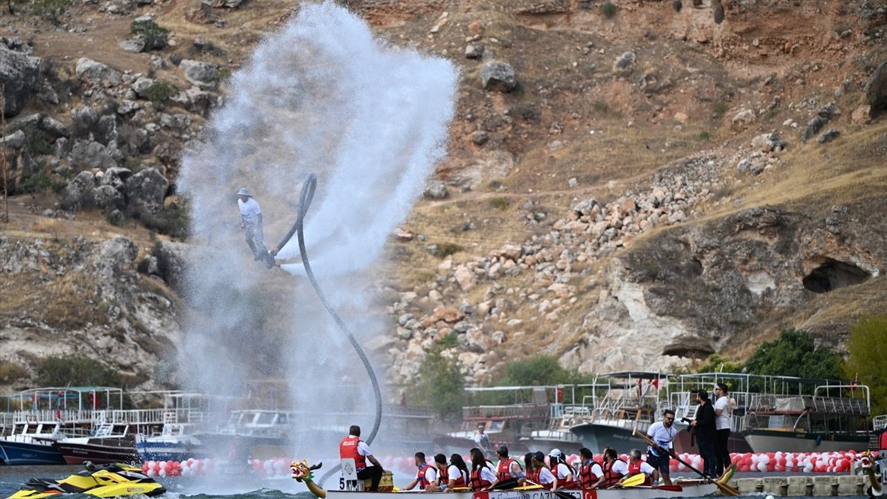 Gaziantep'te 6. Uluslararası Rumkale Su Sporları Festivali