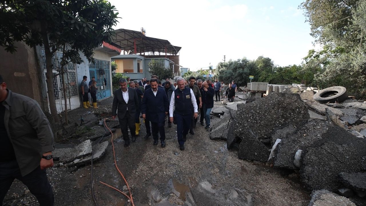 Hatay'daki Sağanak Sonrası İncelemeler