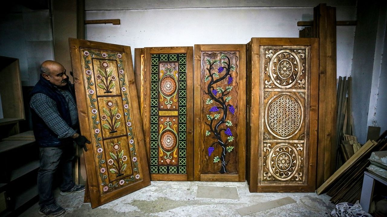 Ahşap Ustası Fahri Kaptan, Yurt Dışından Sipariş Almaya Başladı