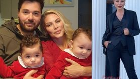 Seray Sever, İkiz Kızlarıyla Keyif Yaparken Görüntülendi