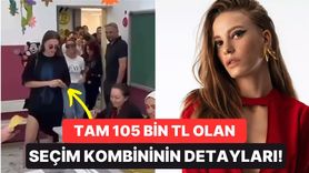 Serenay Sarıkaya'nın 105 Bin TL'lik Kombini Oy Kullanırken Olay Oldu