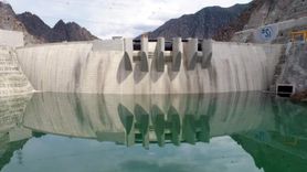 Yusufeli Barajı ve HES'te Su Seviyesi Kontrollü Şekilde Yükseliyor