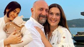 Bergüzar Korel ve Halit Ergenç Ailesi Londra'da Yaşıyor
