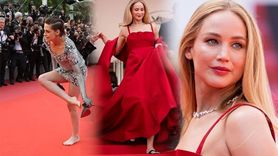 Jennifer Lawrence Cannes'da Terlik Giyme Sebebini Açıkladı