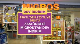 Migros'ta Dev Gıda İndirimi Kampanyası Başladı