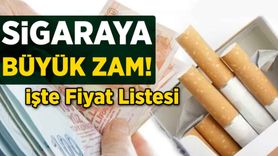 Sigara Fiyatlarına Yapılan Zam Haberi