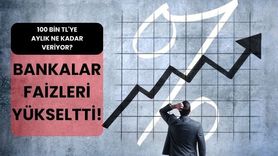Faizler Arşa Çıktı! Bankaya Para Yatıran 2 Misli Alıyor! 100 Bin TL Aylık Faiz Getirisi Kaç TL Oldu?