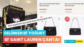 A101'de Yves Saint Laurent Çantaları Satışa Sunuldu