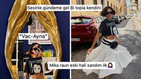 Zeynep Bastık'ın Vajina Şeklindeki Aynada Verdiği Poz Tepki Çekti