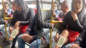 Kolombiya'da Bir Kadının Otobüste Ağda Yapması Olay Yarattı