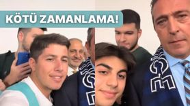 Ali Koç'un Hayranlarıyla Fotoğraf Çekilirken Aldığı Telefon Araması