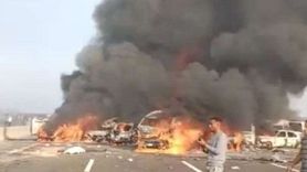 Mısır'da Meydana Gelen Zincirleme Kaza Sonucunda 35 Kişi Hayatını Kaybetti