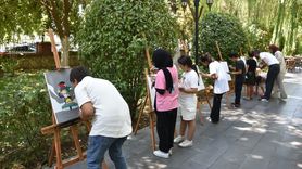 Şanlıurfa'da Filistin Temalı Resim Etkinliği Gerçekleştirildi