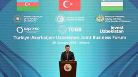 Türkiye-Azerbaycan-Özbekistan Üçlü İş Forumu'nda İşbirliği Vurgusu