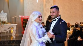 Osmaniye'de Sepetli Motosikletle Düğün Konsepti