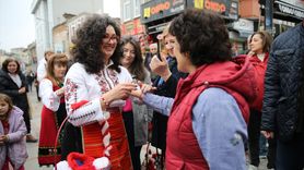 Edirne'de Marteniçka Geleneği Kutlandı