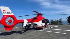 Rize'den Elazığ'a Ambulans Helikopter ile Hastane Sevki