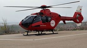 Ambulans Helikopter ile Kalp Krizi Hastası Ankara'ya Nakledildi