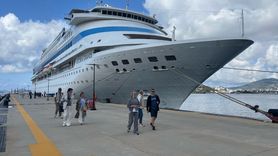Bodrum'a Sezonun İlk Kruvaziyer Gemi Ziyareti