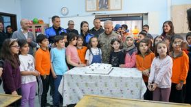 Iğdır Emniyet Müdürü Turgay, Minik Öğrencinin Doğum Gününü Kutladı