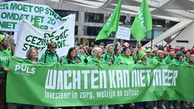 Brüksel'de Sosyal Harcamalar İçin Protesto Gösterisi