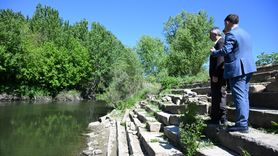 Edirne'de Tunca Kenarındaki Evliya Kasımpaşa Camisi Restorasyonu Devam Ediyor