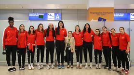 A Milli Kadın Basketbol Takımı Atina'ya Ulaştı