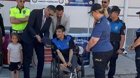 Bedensel Engelli Hasan Can'ın Polislik Hayali Gerçek Oldu