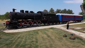 Edirne'de Nostaljik Kara Tren Yenilendi