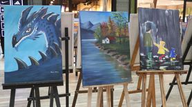 Rize'de 7'den 70'e Her Yaşta Sanat Sergisi Açıldı